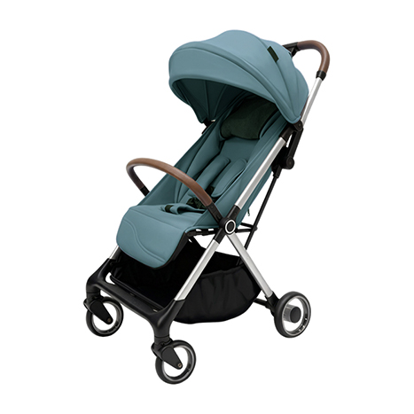 Gravity auto fold stroller