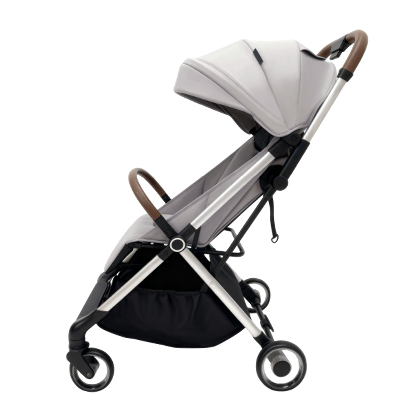 Dark grey color baby stroller
