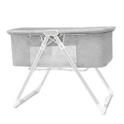 Gray babypie baby crib bed