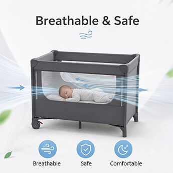 Breathable & Anti-Suffocation Design