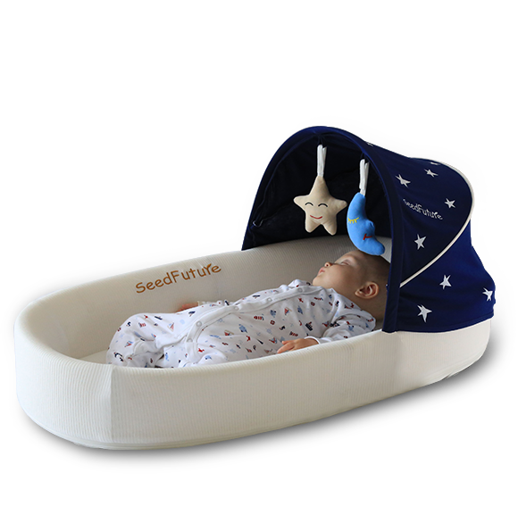 baby lounger breathable & hypoallergenic sleeping baby crib nest