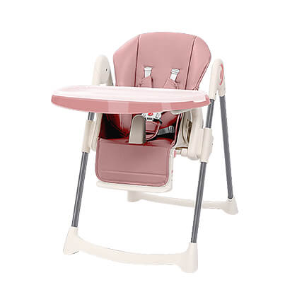Pink baby high chair