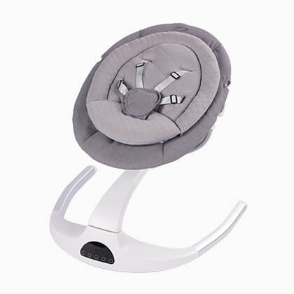 Grey Baby Electric Swing
