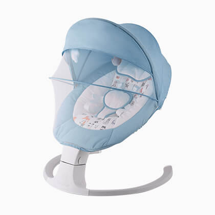 Blue Baby Electric Swing