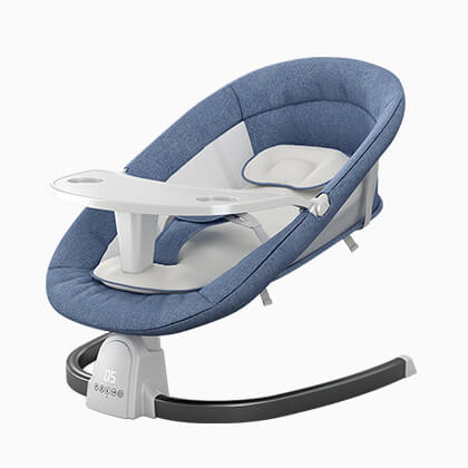 Blue Baby Electric Swing