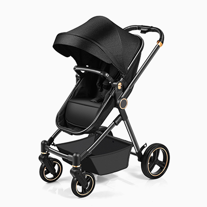 Black stroller