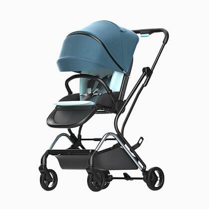 Spruce green stroller