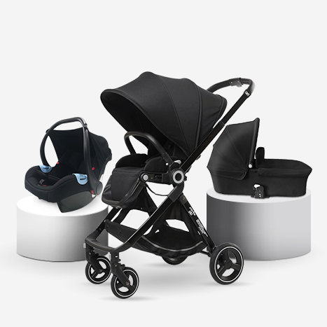 A new design baby stroller from China's baby products manufacturer