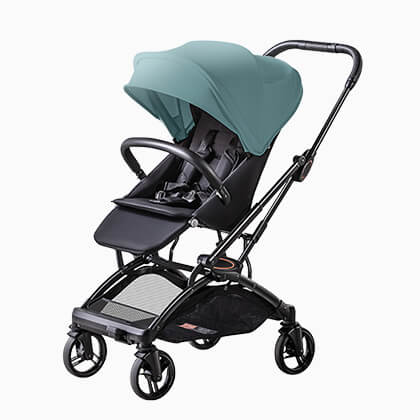 Aurora green reversible stroller