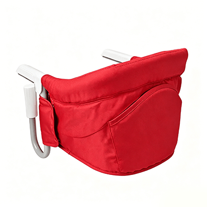 Red baby high chair