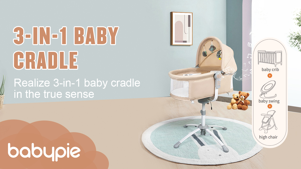 Auto Baby Swing Electric Crib Cradle Infant